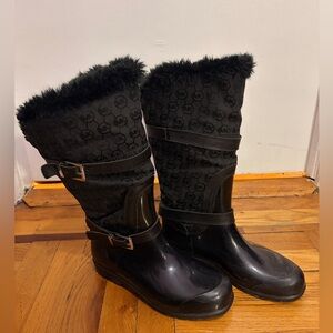 Michael Kors Black Women's Winter Boots Size 8